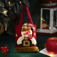 thumbnail image 5 of JeashCHAT Christmas Gift Bag, Cute Snowman Fabric Tote Bag with Handles, Reusable Gift Wrap Bag Christmas Party Supplies, Xmas Gift Party Favor Bag, 5 of 6
