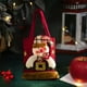 thumbnail image 5 of Bolsas de Regalo Navideñas con Cordón | Bolsa de Poliéster Multicolor para Dulces Navideños de 34 X 20 Cm | Bolsa Grande de Manzanas de Caramelo para Regalos de Nochebuena, Cumpleaños, Bodas y Aniver, 5 of 6