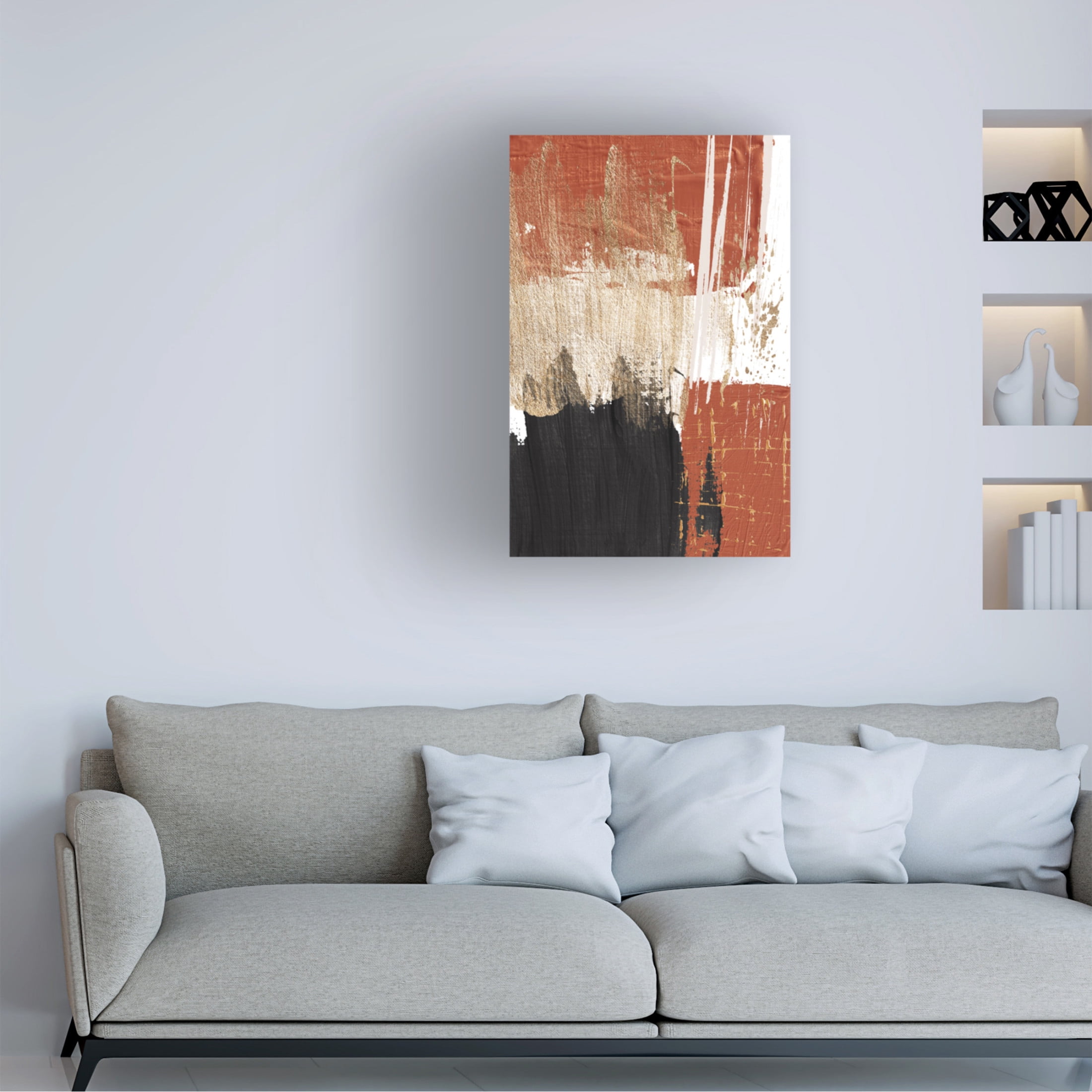 Trademark Fine Art Sally Ann Moss Cover of Fire 3 Canvas Wall Art