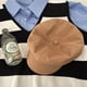 thumbnail image 5 of Sombrero de mujer con circunferencia de 56-58 cm, gorro octogonal, gorro retro, boina informal con lengua de pato y visera, gorro protector solar, 5 of 5