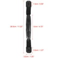 thumbnail image 3 of Unique Bargains 11.22 Inch Rubber Carry Handle with 2 Hole Base Black for Kayak Boat Canoe, 3 of 7