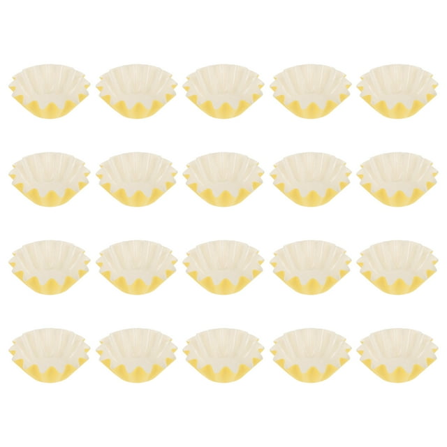 MasteelfCA 50Pcs Aromatherapy Leakproof Paper Tray Heat-resistant Wax Melt Warmer Liners