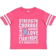 thumbnail image 3 of Inktastic ALS Awareness Strength Courage Support Boys or Girls Toddler T-Shirt, 3 of 5