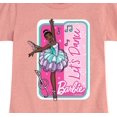 thumbnail image 3 of Barbie - Lets Dance  - Girls Fitted Short Sleeve Graphic T-Shirt, 3 of 5