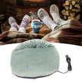 thumbnail image 4 of Foot Heating Pad, Heated Foot Warmer Thick Constant Temperature Safe Washable  For Work Light Pink,Green Black,Silver Grey, 4 of 8
