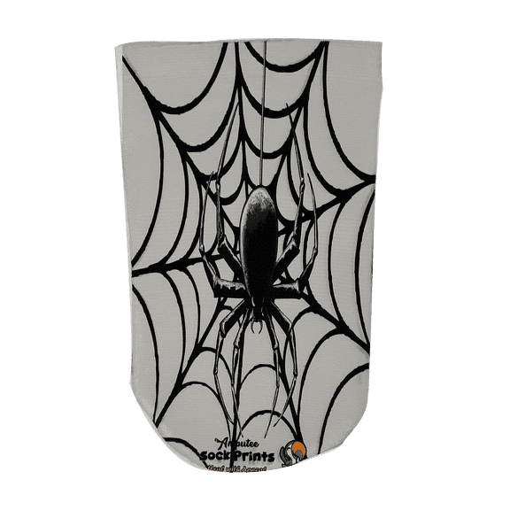 Amputee Sock , "Spider Web Get Ready V1", 3PLY Residual Wound, Over Shrinker Sock