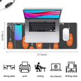 thumbnail image 5 of Long Mouse Pads for Desk,Halloween Spider Web Hanging Pumpkins Desk Mats on Top Of Desks, Desk Mouse Pad Extra Large with 3mm Non-Slip Base and Stitched Edge for Gaming,Office,Work,Home 31.5x11.8in, 5 of 5
