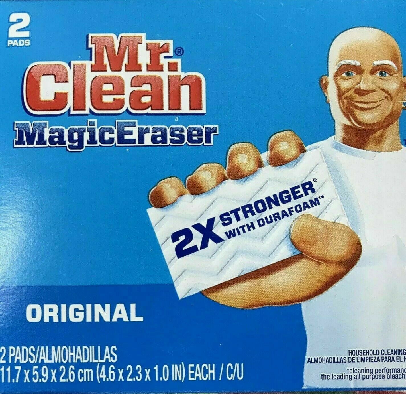 Mr Clean 43515 Magic Eraser Original Cleaning Sponges CASE OF 12 SPONGES 