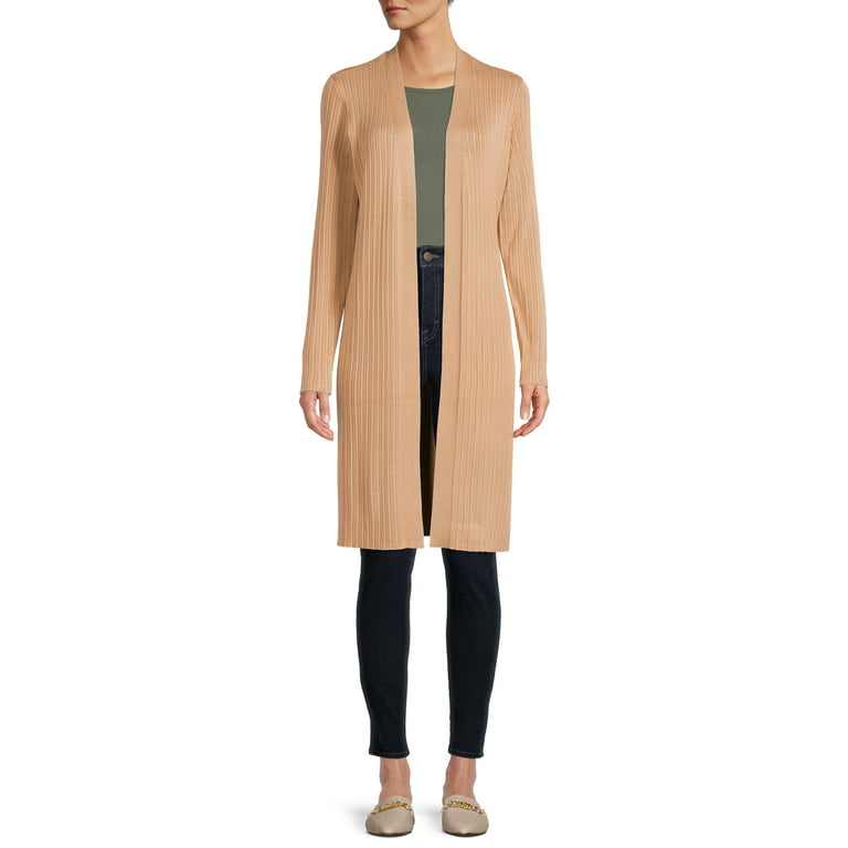 Time and Tru Women's Ribbed Duster 