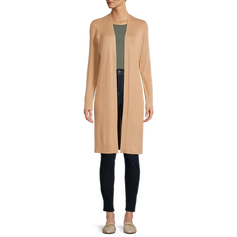 Time and Tru Women's Ribbed Duster 