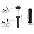 thumbnail image 2 of PTOOTP Barbell Accessories Barbell Auxiliary Plate Black for Enhanced Weight Stability 1 Set, 2 of 8
