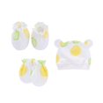 thumbnail image 1 of 5pcs/lot Unisex Baby Infants Anti Scratching Cotton Gloves+Hat Set Newborn Mittens Warm Cap Kit New CuteSet0-6 months He Qiyong unisex, 1 of 1