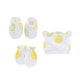 thumbnail image 1 of 5pcs/lot Unisex Baby Infants Anti Scratching Cotton Gloves+Hat Set Newborn Mittens Warm Cap Kit New CuteSet50-6 months He Qiyong unisex, 1 of 1