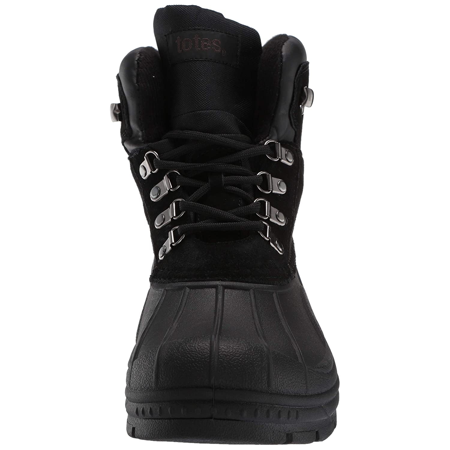 totes Mens Mike Duck Boot, Black 