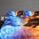 thumbnail image 5 of Juego de Ropa de Cama, Juego de Funda nórdica cómoda y Transpirable de poliéster, Funda de Almohada, Eficiencia óptima, 5 of 8