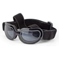 thumbnail image 1 of Gafas de sol para perros pequeños y medianos o gatos, impermeables, ligeras, con protección UV, color negro., 1 of 5