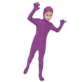 thumbnail image 4 of Otqutp Kids High Stretch Spandex Halloween Bodysuit Open Face Unitard Child Stage Performance Full Body Skin Suit Suit, 4 of 5