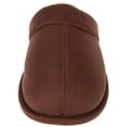 thumbnail image 4 of Dockers Boy's Scuff Slippers, Microsuede Slip-On, Brown, Size 11/12, 4 of 6