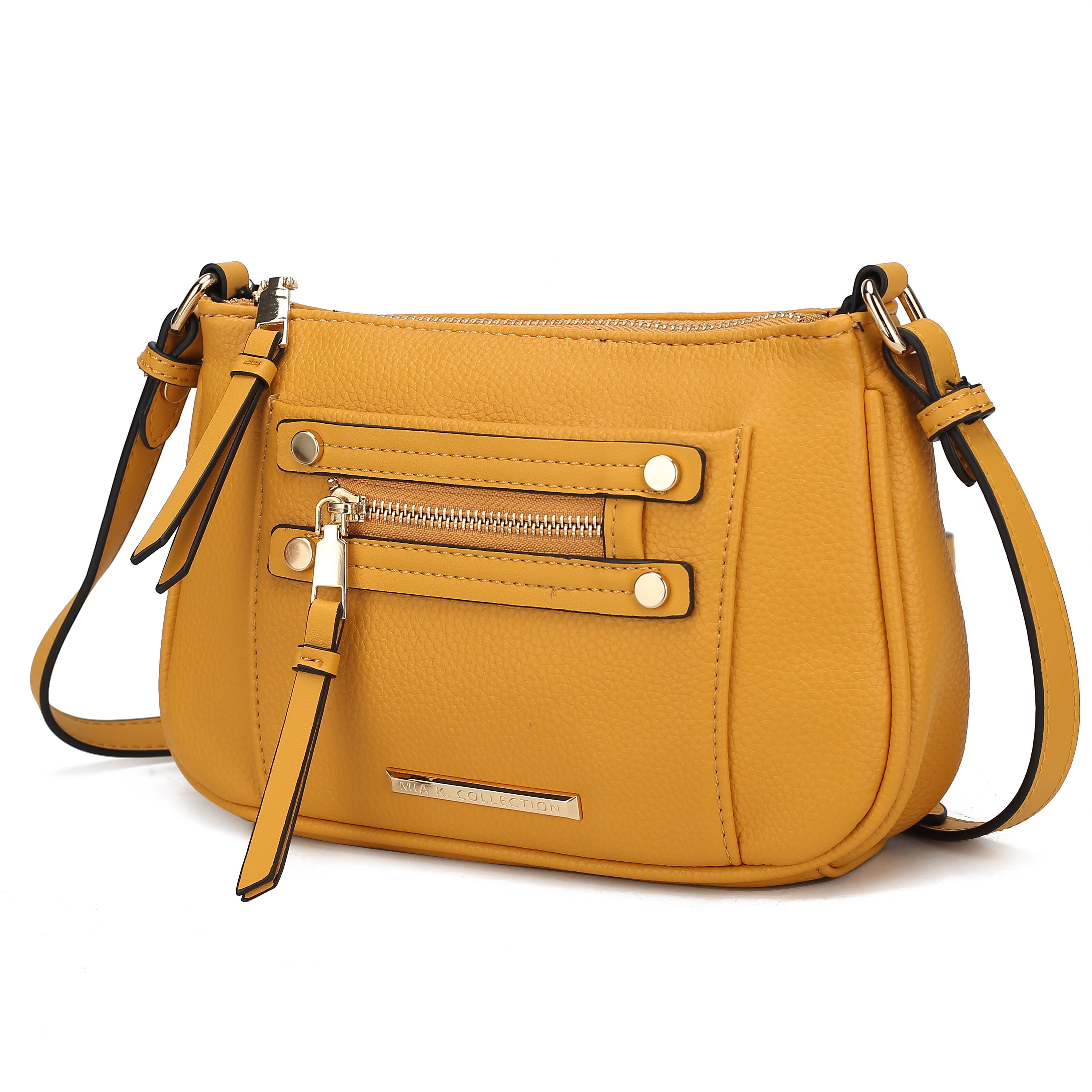 Adjustable Strap Handbag Wristlet Mia K Collection Crossbody Bags for Women Small PU Leather Messenger Purse 