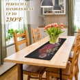 thumbnail image 3 of FREEAMG Embroidery Pomegranate Pot Holders Durability Trivets for Hot Pots and Pans Waterproof Flower Table Runner Versatility Trivet Mats Table Mats, 3 of 7