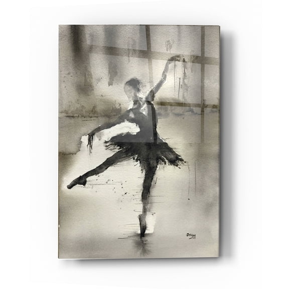 Epic Art 'Without A Danseur' by Oscar Alvarez Pardo, Acrylic Glass Wall Art, 24"x36"