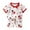Red, variant on Ahuyic Kids Summer Casual Outfits,Boys Girls Short Sleeve Two-Piece Set,Toddler Kids Boys' Casual Short Sleeve Shorts Casual Loungewear Thin Home Clothing Two Piece Set