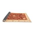 thumbnail image 2 of Ahgly Company Indoor Rectangle Abstract Orange Modern Area Rugs, 2' x 5', 2 of 4