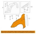 thumbnail image 3 of For 11-16 Optima 2.0L & 2.4L Front Fender Quarter Panel Primed Steel Right Side, 3 of 4