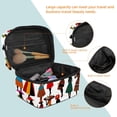 thumbnail image 4 of ERJLKXP Art African Women Makeup Bags Travel Cosmetic Bag Case, Large Capacity Organizer and Storage, Portable Pouch Toiletry bag for Women & Girls, 4 of 7