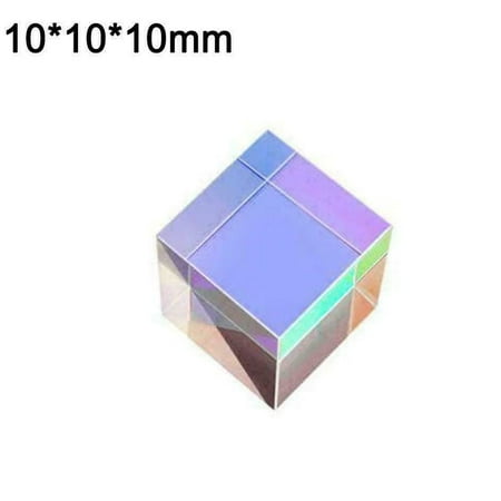 

Experiment Instrument Gift RGB Teaching Tool Optical Glass X-cube Prism Combine Cube Projector Splitter Dichroic 10X10X10MM