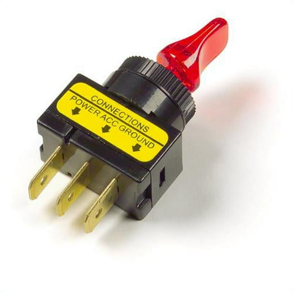 One Illumintated On/Off Toggle Switch w/ Red Duckbill