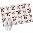 thumbnail image 2 of Cute Bow Cow 2'x3' Washable Rug, Beige Farmhouse Cute Animals Non-Slip Soft Doormat Area Rugs for Entrance Bathroom Bedsides, StainResistant Carpet for Kitchen Bedroom, Entryway Floor Mat, 2 of 9