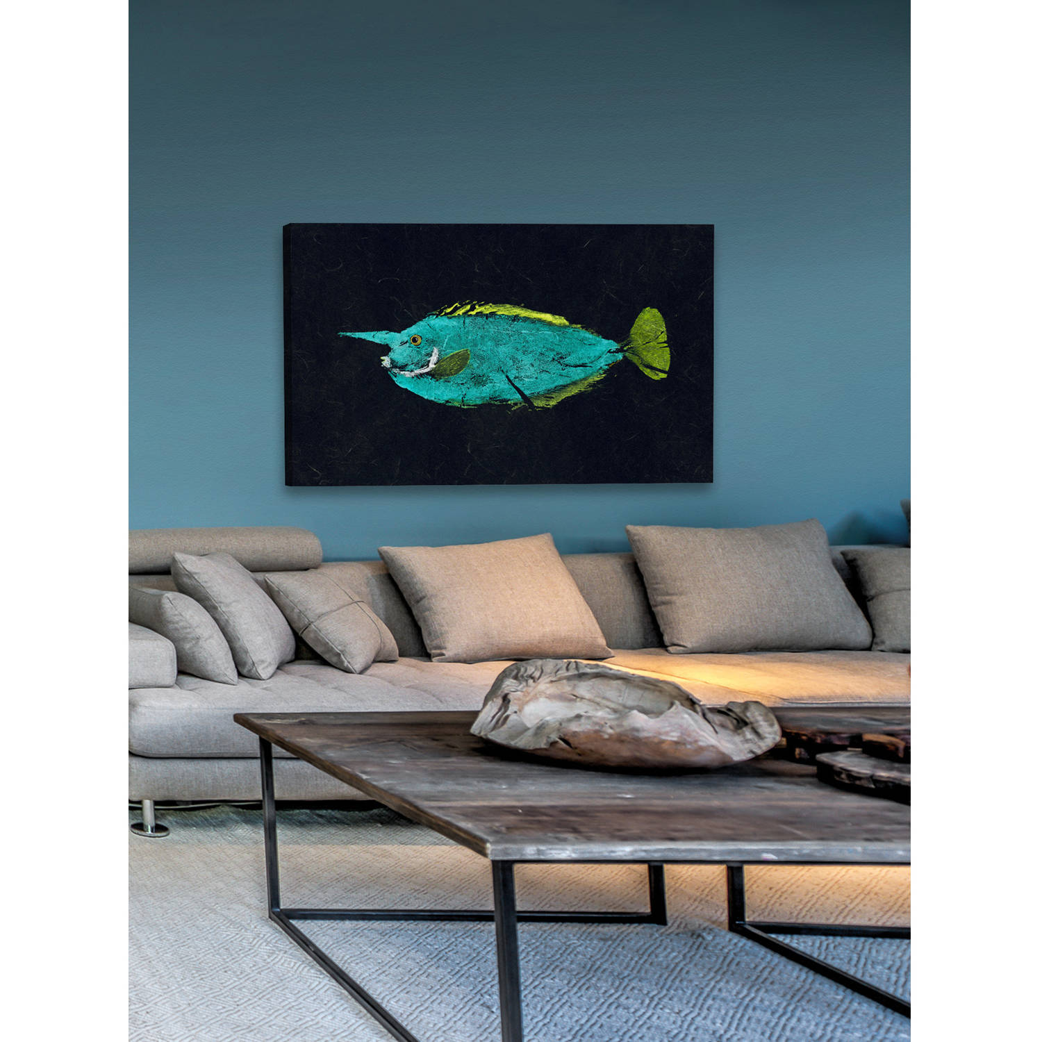 Marmont Hill "Mu Mu" by Warren Sellers Painting Print on Wrapped Canvas
