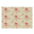thumbnail image 1 of Old School Cutting Board, Nostalgic Bicolour Continuous Pattern Retro Gaming Objects Print, Decorative Tempered Glass Cutting and Serving Board, in 3 Sizes, by Ambesonne, 1 of 2