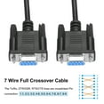 thumbnail image 4 of Uxcell DB9 RS232 Serial Extension Cable Null Modem Cord Full Hand Shaking Crossover for Data Communication 6.6 ft, 4 of 6