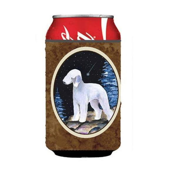 Starry Night Bedlington Terrier Can or bottle sleeve Hugger 12 oz.