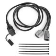 thumbnail image 1 of 4 Pin Flat Trailer Wiring Harness for Jeep Wrangler 07?18 Trailer Accessories 55124, 1 of 5
