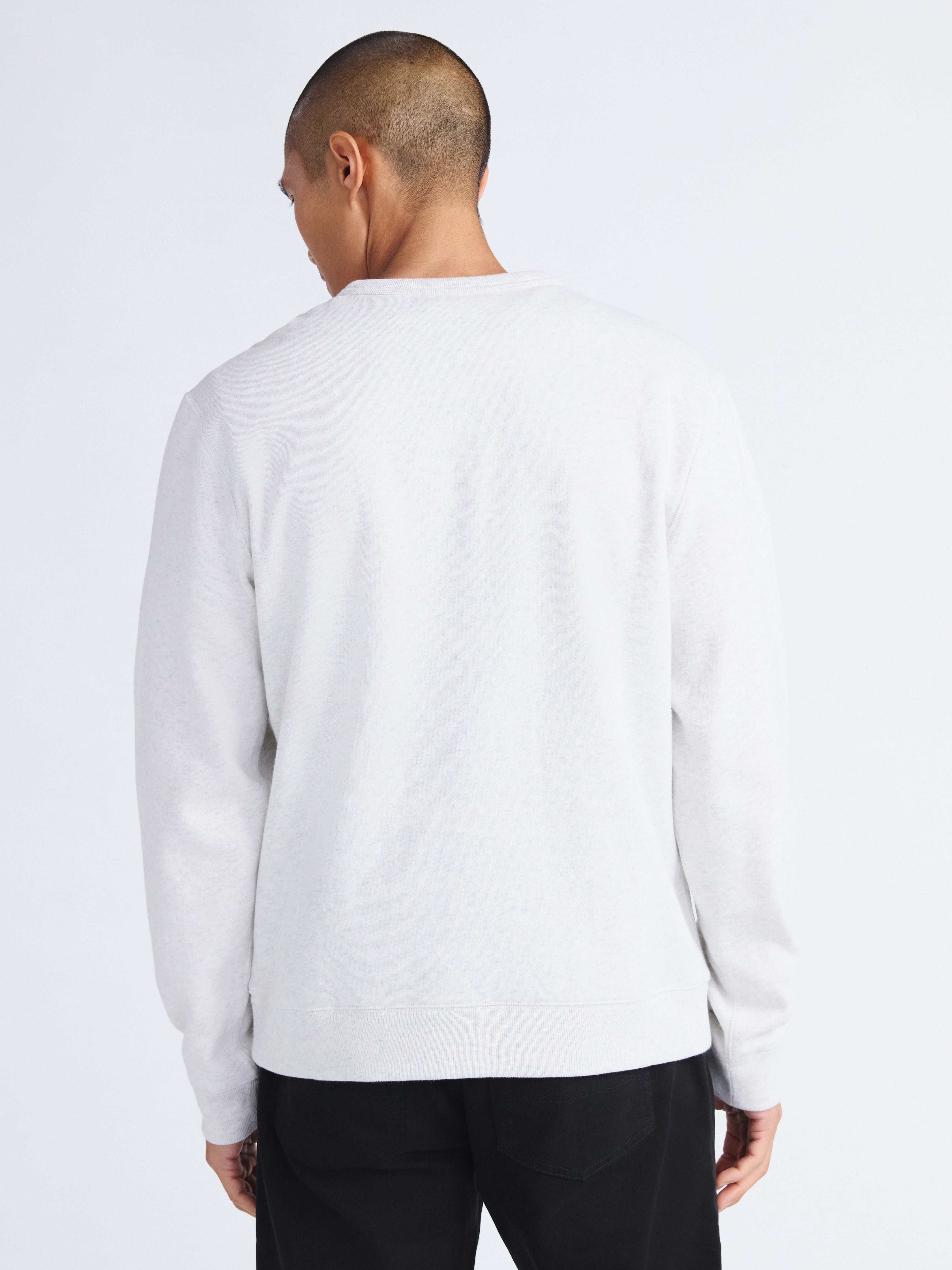 Free Assembly Men's Fleece Crewneck Sweatshirt with Long Sleeves, Sizes S-3XL