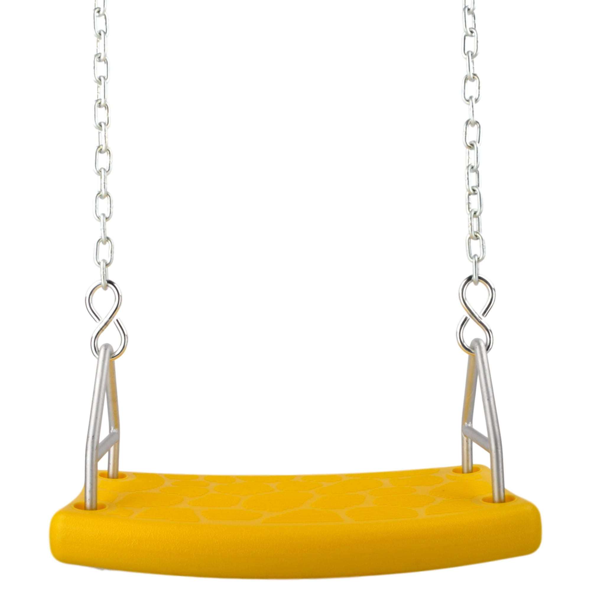 Swing Set Stuff Inc Glider with Coated Chains & SSS Logo Sticker Playground Attachment Yellow 