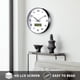 thumbnail image 5 of Reloj de pared TIMESS con pantalla LCD silenciosa de 12 esferas que no hace tictac, 5 of 5