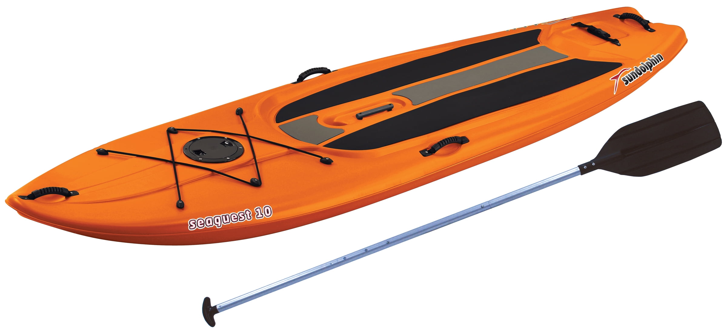 Sun Dolphin Seaquest 10' Stand Up Paddle Board Tangerine, Includes