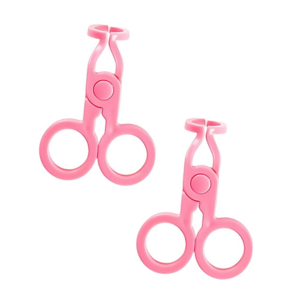 2 piezas de ayuda para usar lentes de contacto para principiantes, párpados abiertos, portátil para fiestas rosa