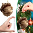 thumbnail image 5 of Cute 2D Acrylic Animal Christmas Tree Hanging Ornament with Golden String for Holiday Home Decor and Party Celebration, 5 of 8