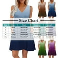thumbnail image 3 of Vestido Corto para Mujeres Verano sin Mangas Cuello en V, Impresión de Moda con Bolsillos, Poliéster de Algodón Casual, 3 of 9