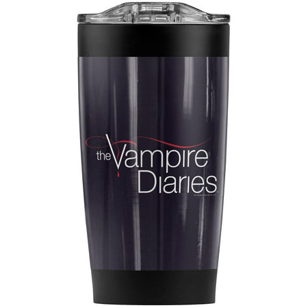 

Vampire Diaries/Logo Stainless Steel Tumbler 20 oz Coffee Travel Mug/Cup Vacuum Insulated & Double Wall with Leakproof Sliding Lid | Great for Hot Drinks and Cold Beverages