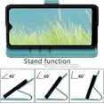 thumbnail image 5 of for Samsung Galaxy A15 5G Phone case[RFID Blocking Leather],[3 Credit Card Slot] Flip Folio Book Shockproof Protector,Holder Stand Cases,Women Men for Samsung A15 Wallet Cover,Blue Green, 5 of 6