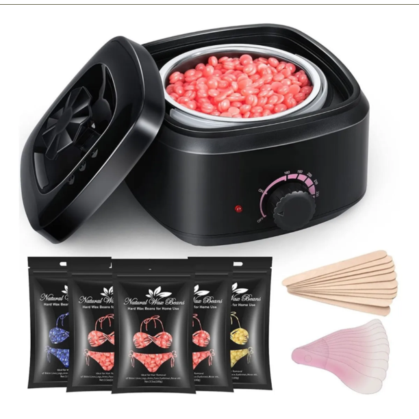 ZMteam Waxing Kit, Wax Warmer Hair Removal Kit for Women and Men 4