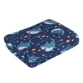 thumbnail image 3 of Kll Cartoon Sharks2 Ultra Absorbent & Soft Hand Towels For Bath, Hand, Face, Gym And Spa-27.5x16in, 3 of 9