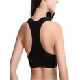 thumbnail image 2 of Women Professional Absorb Sweat Top Sports Bra Mesh breathable Bra Push Up Padded Running Gym Fitness Top, 2 of 3