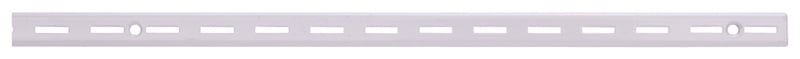ProSource 25211PHL Shelf Standard, 2 mm Thick Material, 5/8 in W, 24 in H, Steel, White